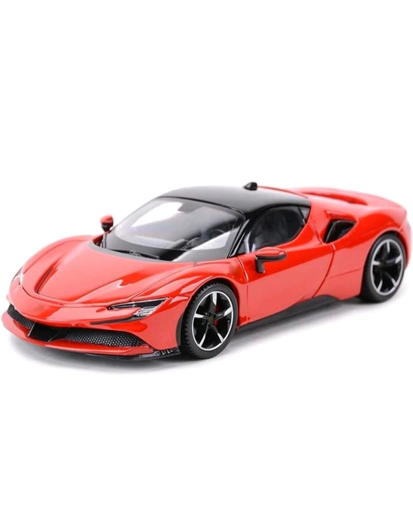 2PLUSPOINT Diecast SF90 Ferrari STRADALE Hardtop Toy Car