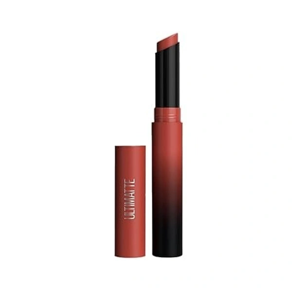 Maybelline New York Lipstick, Matte Finish, Bold Colour, Enriched With Jojoba Oil, Color Sensational Ultimattes, 899 More Rust, 1.7 g Visit the Maybelline Store