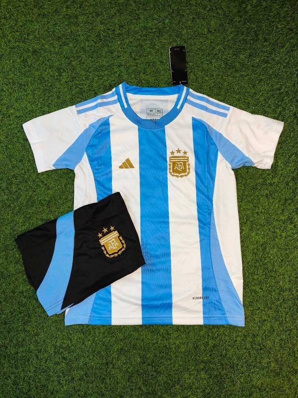 Kids Argentina Copa Home Jersey Set