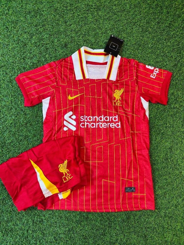 Kids Liverpool FC Home Red Colour Jersey Set
