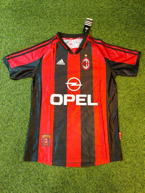 Retro AC Milan Home 1998-99 Half Sleeve