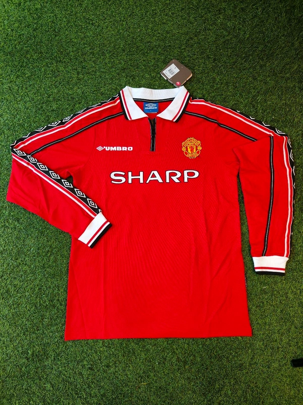 Retro Manchester United 1998-99 Home Full Sleeve