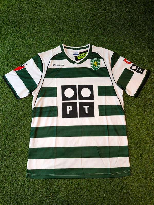 Retro Sporting Lisbon 2001-03 Home Jersey