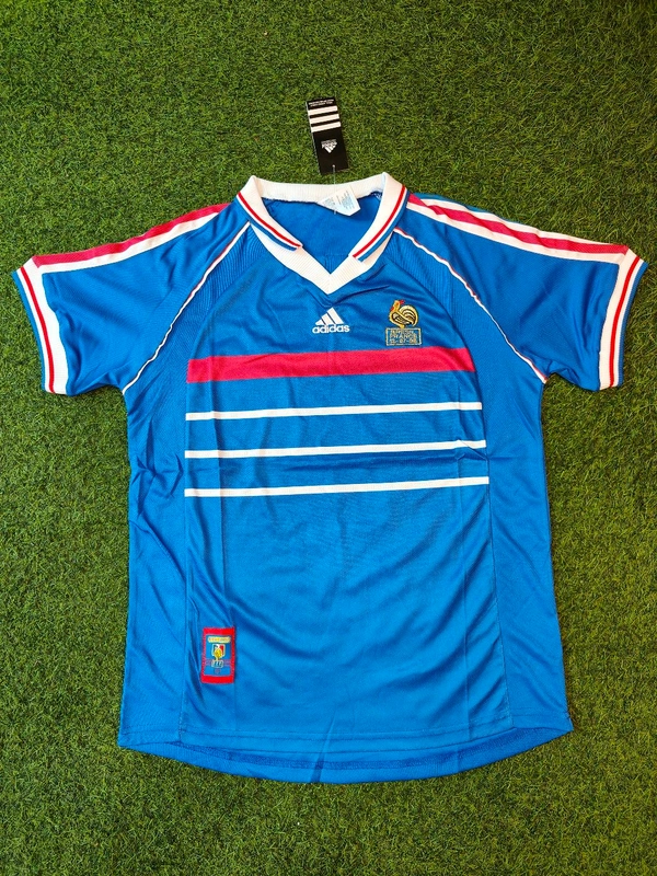 Retro France 1998 Home Jersey
