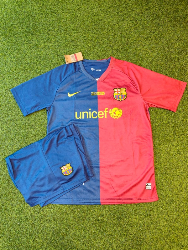 Retro Barcelona 2011 Home Jersey Set