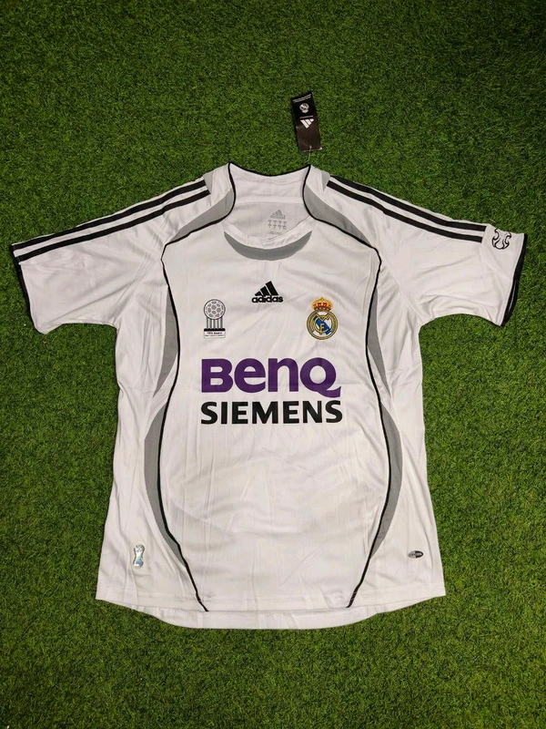 Retro Madrid 2006/07 Home Half Sleeve