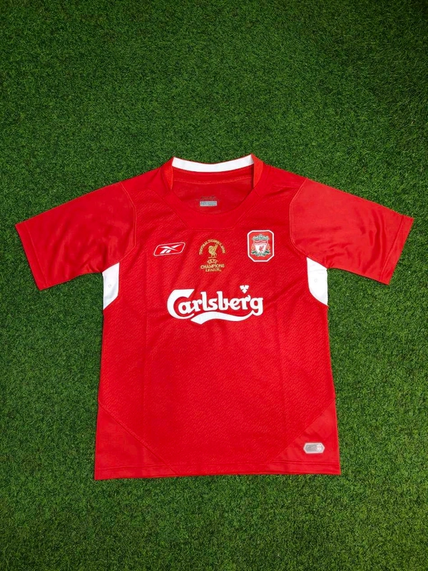 Retro Liverpool 2005 Home Half Sleeve 