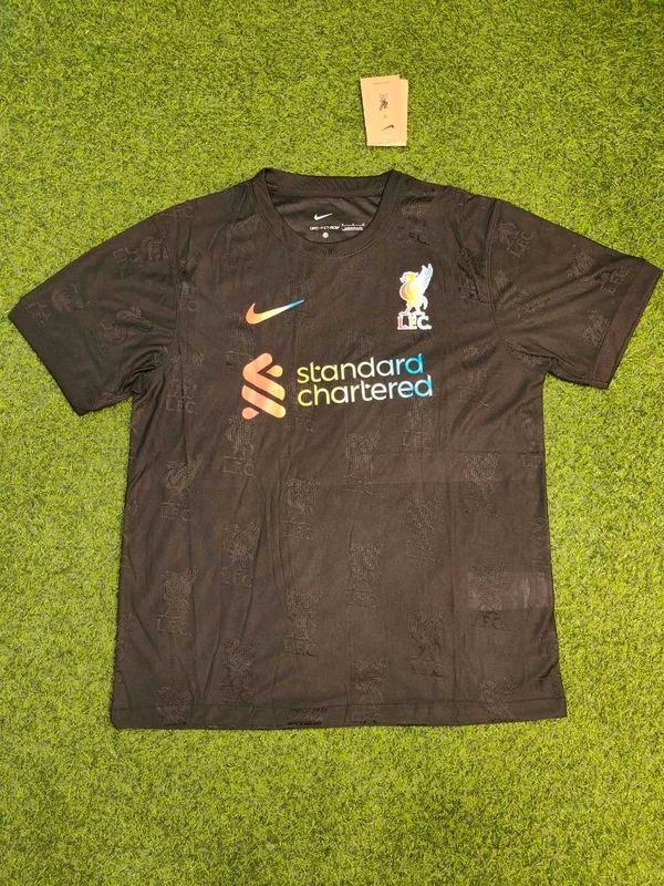 Liverpool Black Colour Player Edition Jersey 