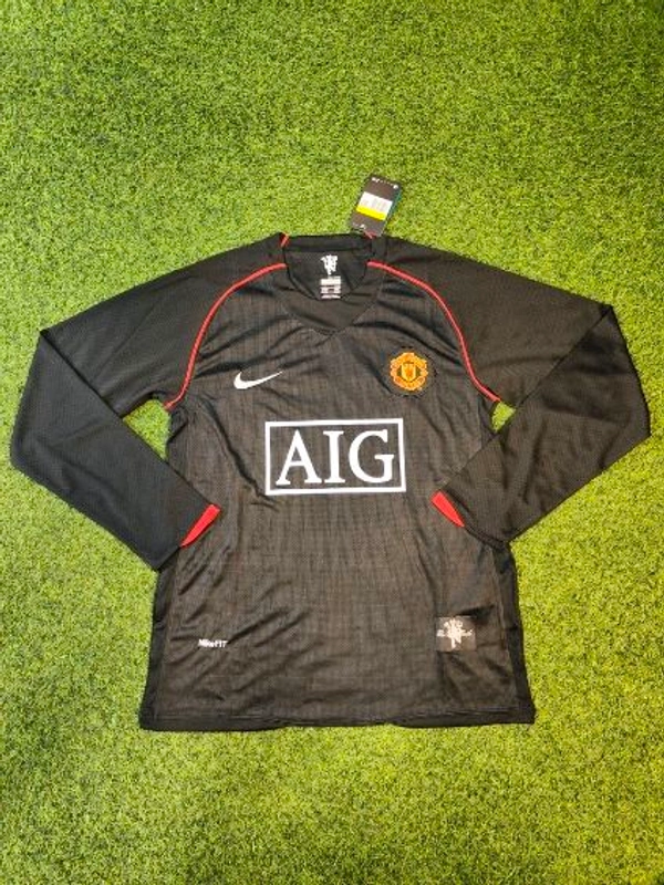 Retro Manchester United 2008 Away Full Sleeve 