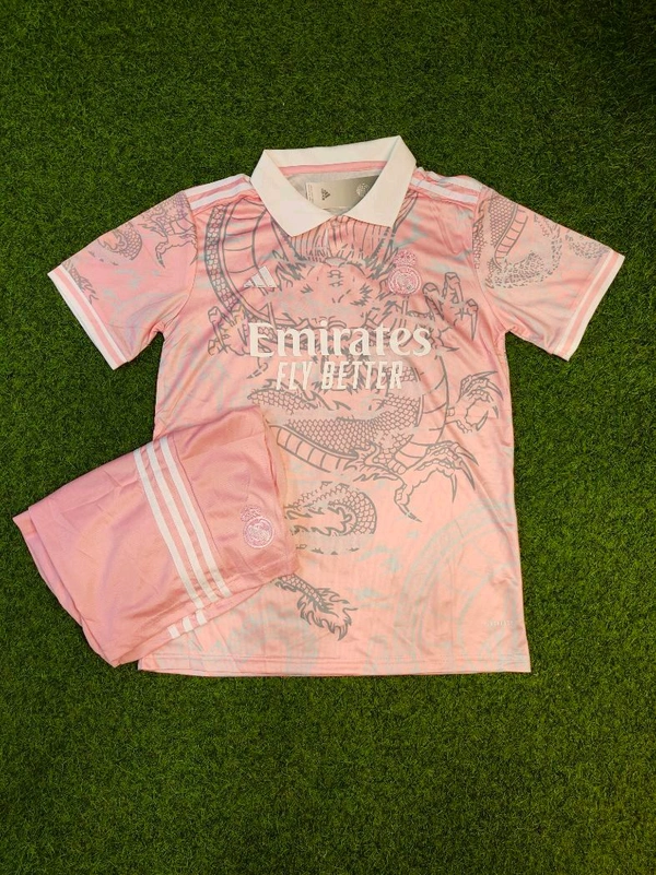 Madrid Pink Dragon Jersey With Short