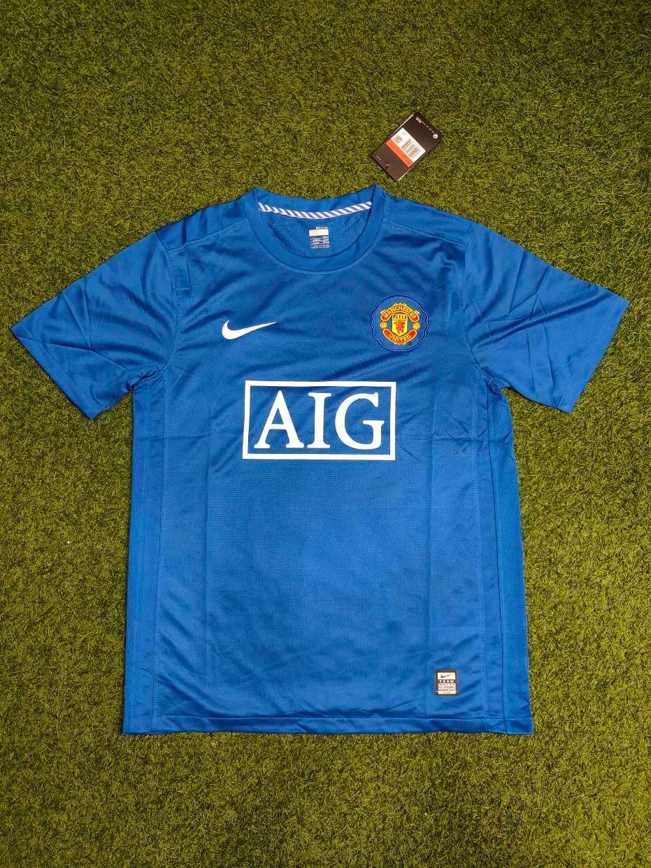 MANCHESTERUNITED　08／09　ゲームシャツ　AIG【背番号なし】 Retro Manchester United 2008-09 3rd Jersey