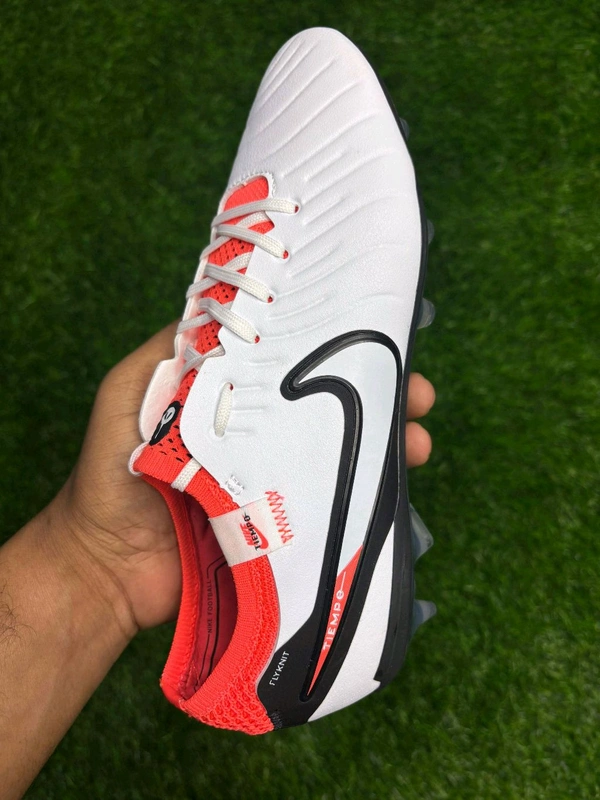 Tiempo Legend 9 Elite White Red Colour With Lace