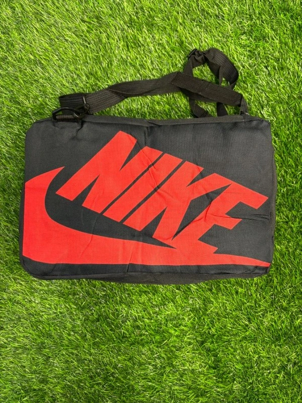 Black With Red Colour Boot And Kit Side Bag