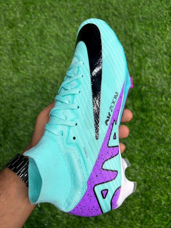 Mercurial Vapor 15 Superfly 9 Sky-blue High Top FG