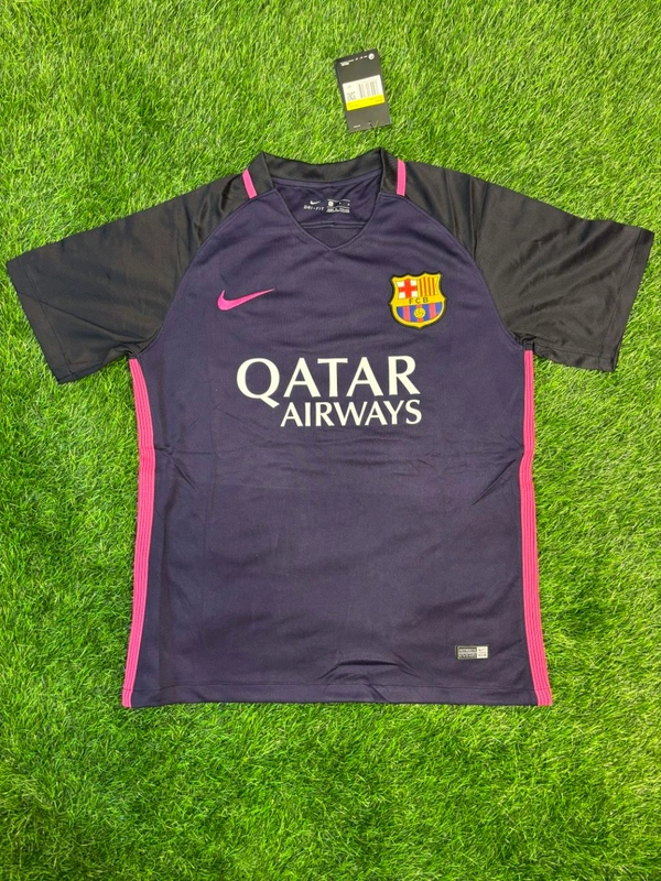 Retro FC Barcelona 16/17 Away Jersey Half Sleeve