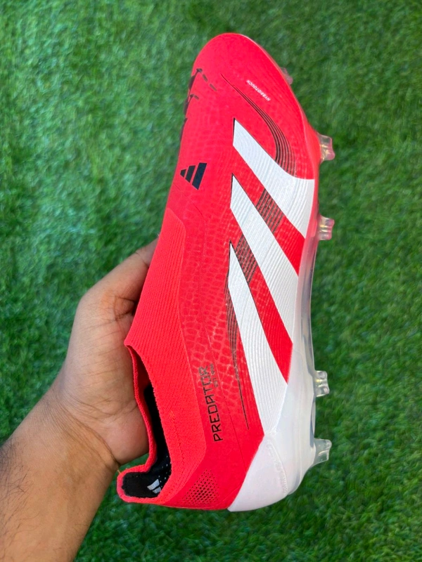 Predator Red Colour FG Without Lace Low-top 