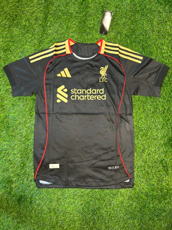 Liverpool FC Black Colour Player Edition Half Sleeve 