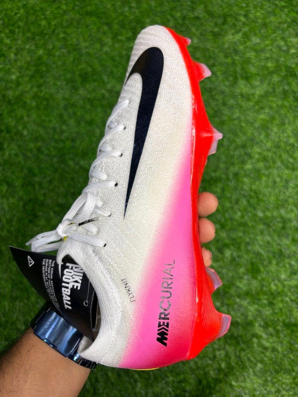 Mercurial Vapor 16 White Red Low-top With Lace FG 