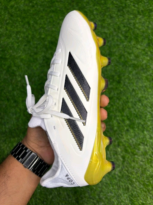 Copa Pure 3 Elite White & Green With Lace FG