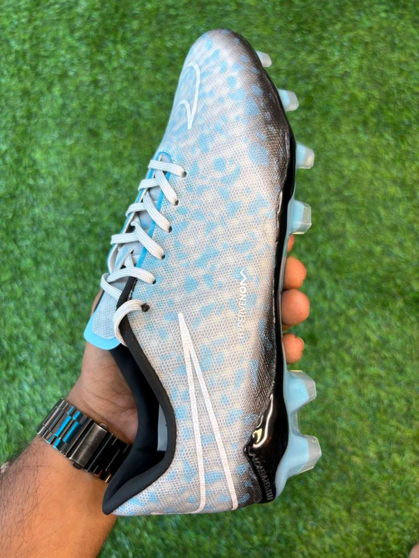 Hypervenom Phantom 3 Blue & Grey Low-top FG With Lace 