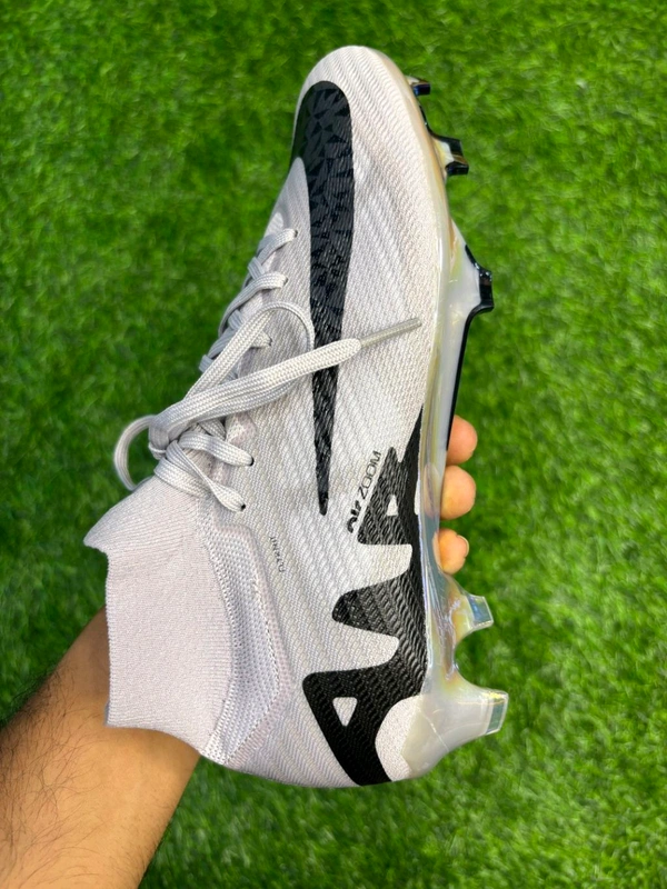 Mercurial Vapor 15 Elite Grey High-top FG With Lace