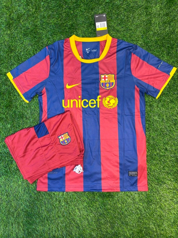 Retro FC Barcelona 2010/11 Home Fan Edition With Short 