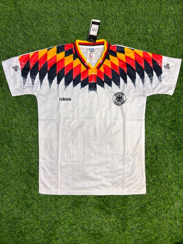 Retro Germany 1994 Home Jersey Half Sleeve