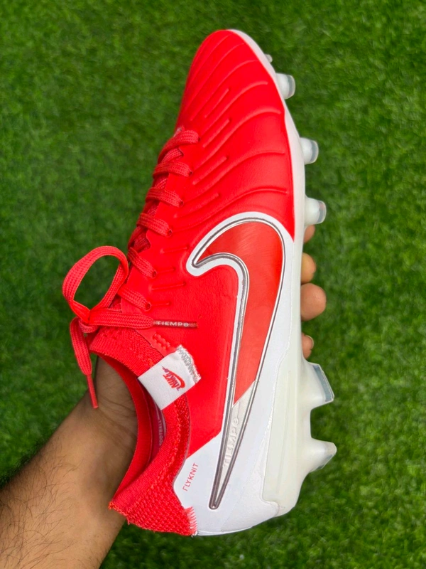 Tiempo Legend 10 Elite Red Colour FG With Lace