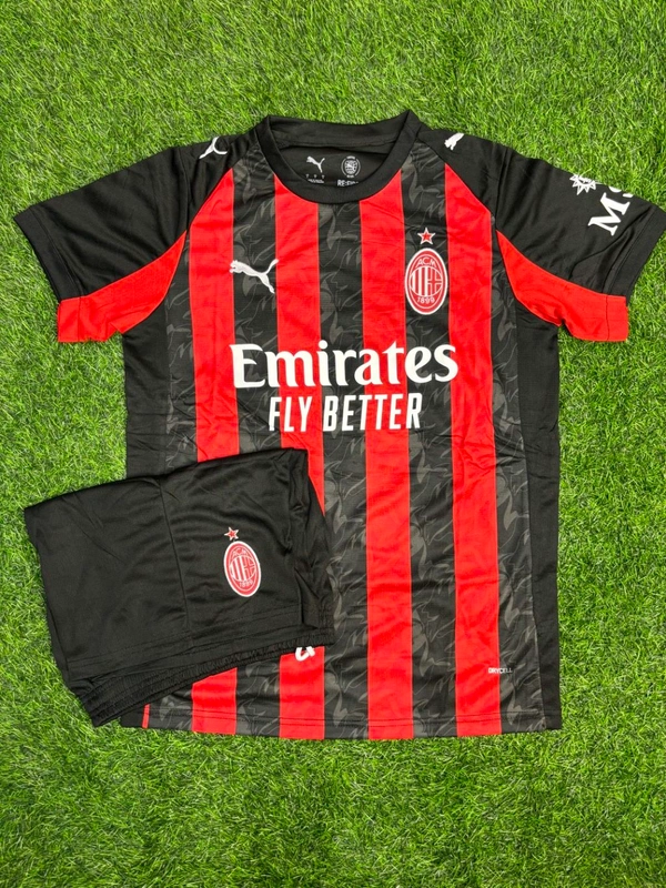 AC Milan 25/26 Home Kit Fan Edition With Short 