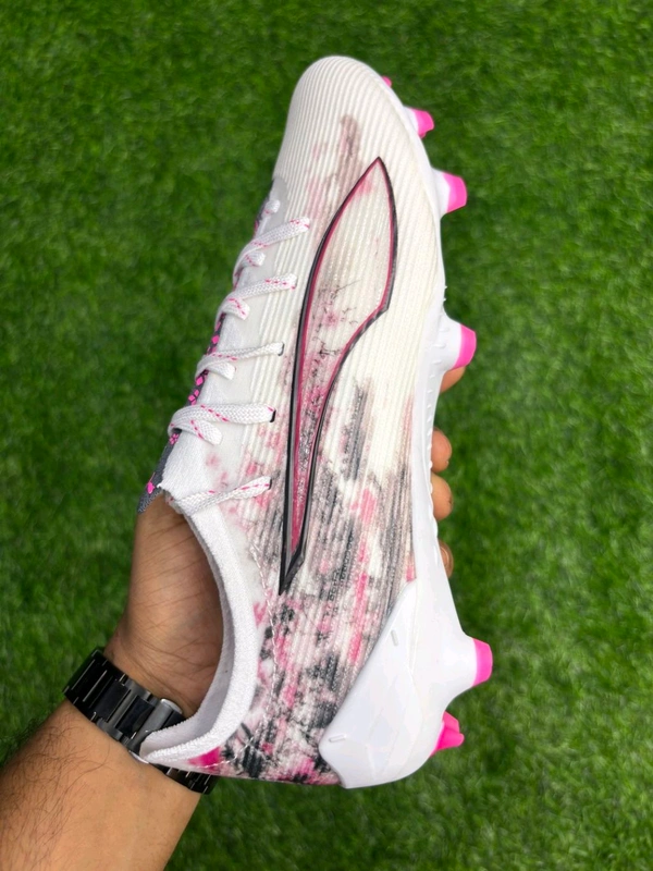 Ultra Ultimate White & Pink Low-Top FG With Lace