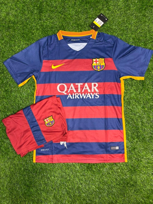 Retro FC Barcelona 15/16 Home Kit Fan Edition With Short