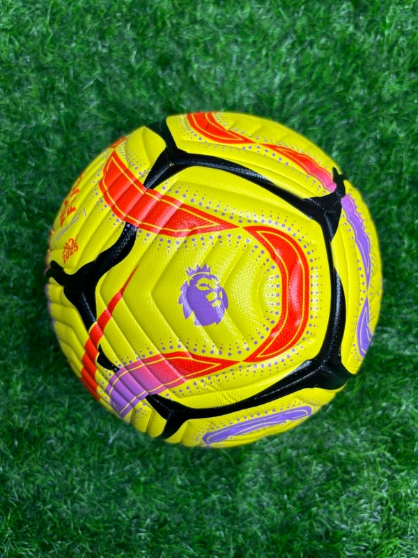 Premier League Yellow Colour Flight Soccer Ball Replica (Size 5)