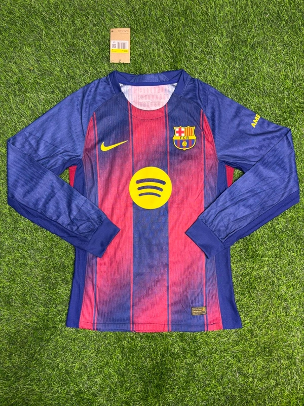 FC Barcelona 25/26 Home Kit Player Edition Full Sleeve