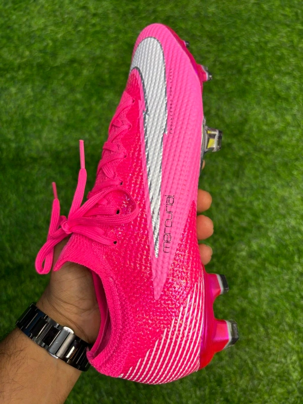 Mercurial Vapor 13 Elite Pink FG With Lace ( Kylian Mbappe)