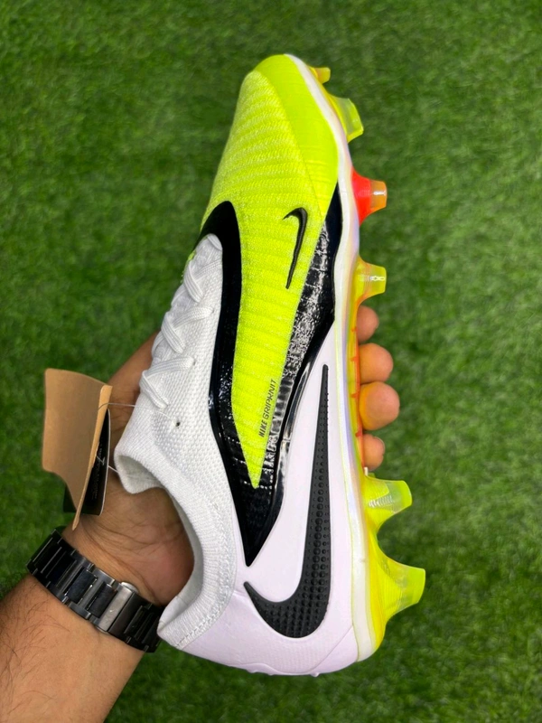 Phantom 6 Luna III Elite White Green Low-top FG With Lace