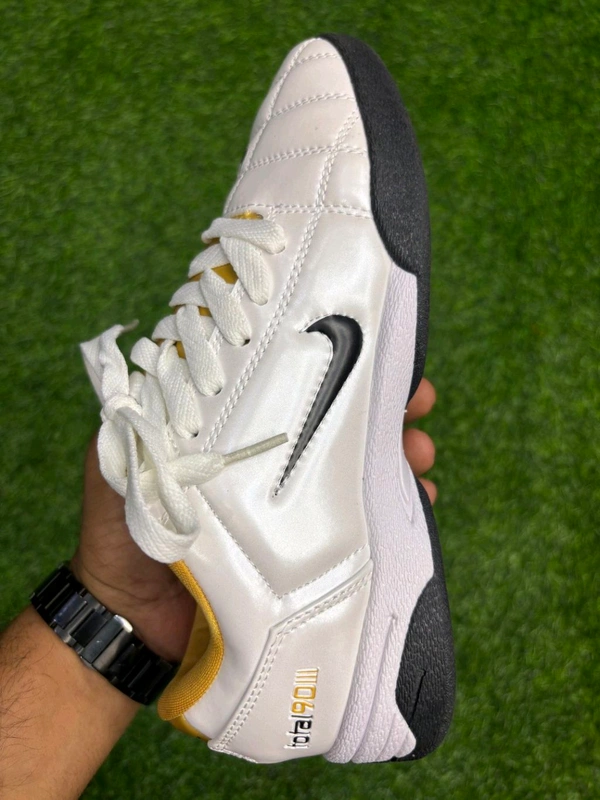 Total 90 III Futsal 5 White And Gold Colour With Lace