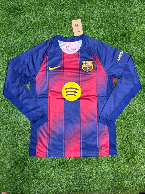 FC Barcelona 25/26 Home Kit Master Edition Full Sleeve 