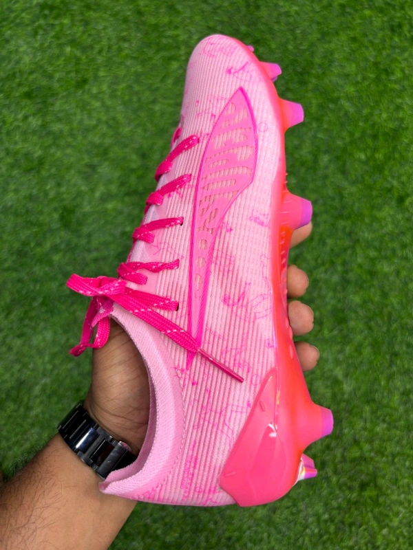 Ultra Ultimate Baby Pink Colour FG Low-top With Lace 