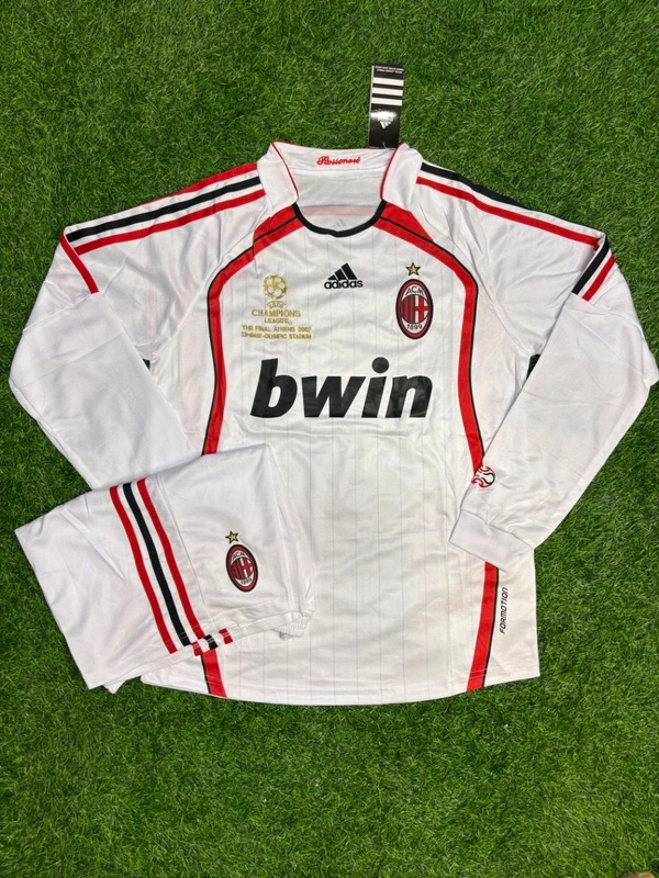 Retro AC Milan 2006-07 Away Kit Fan Edition Full Sleeve With Short