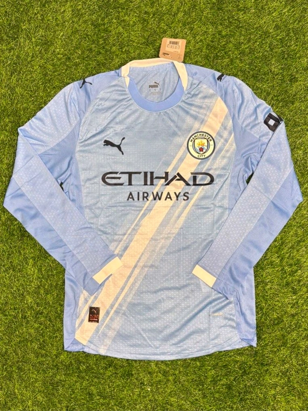 Manchester City 25/26 Home Kit Player Edition Full Sleeve
