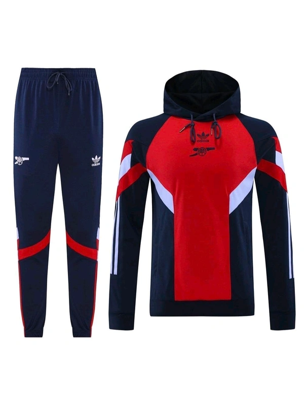 Arsenal FC 2025 Red And Navy Blue Colour Training Suit Set