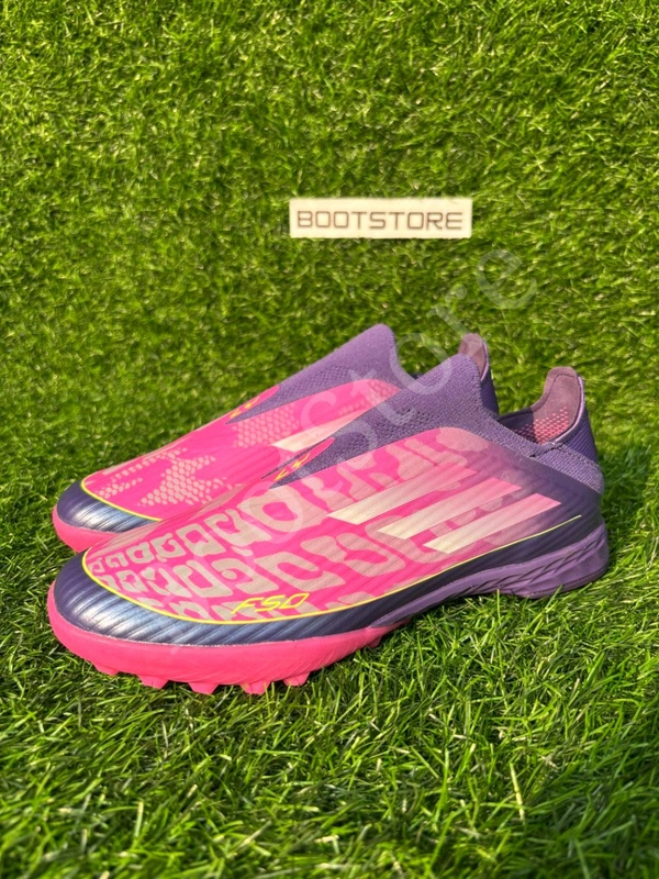 F50 Elite LY Edition Pink Purple Low-top Turf/AG With Lace