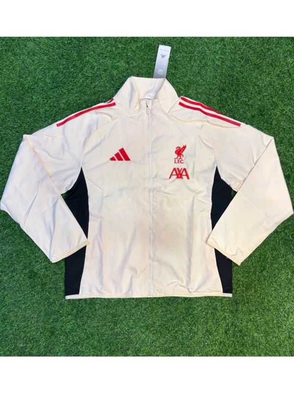Liverpool FC Cream Colour Windbreaker Jacket 