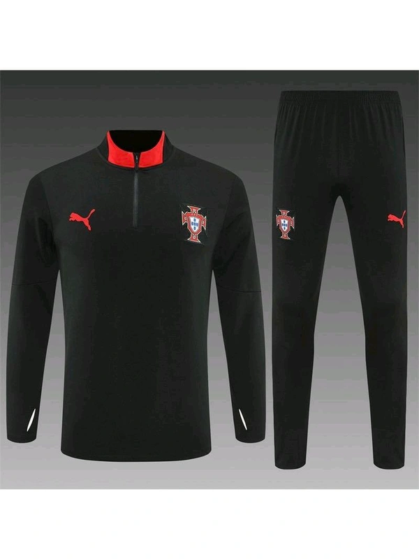 Portugal National Team Black Colour Training Suit 