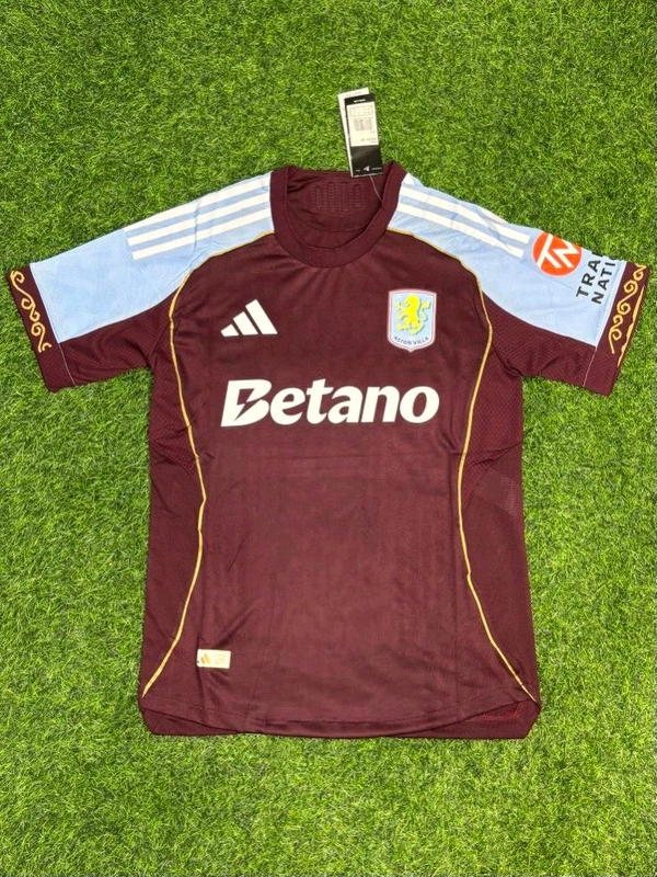 Aston Villa 25/26 Home Kit Player Edition Half Sleeve