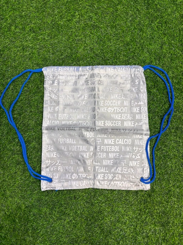 Mercurial Silver Colour Drawstring Bag/Kit Bag