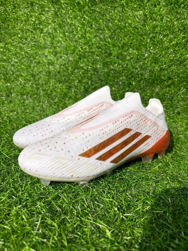 F50 Elite White Brown Colour Low-top FG Without Lace