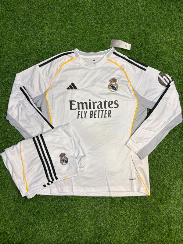 Madrid 25/26 Home Kit Full Sleeve Fan Edition With Short