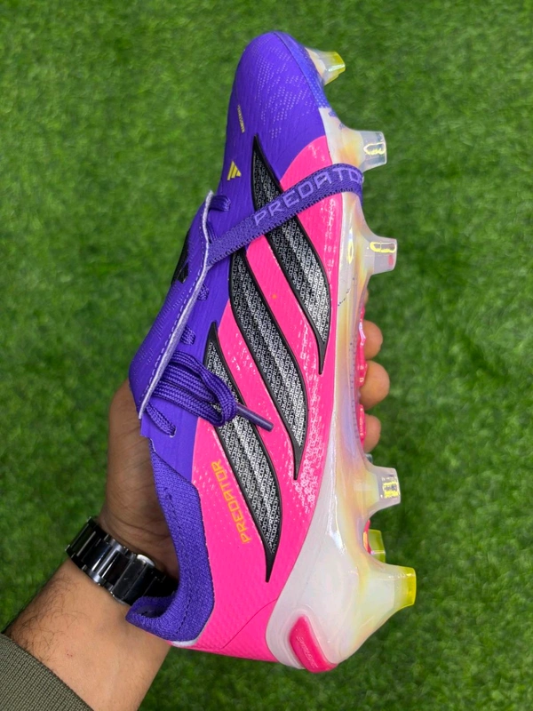 Predator Elite Foldover Next Gen Purple Colour FG With Lace
