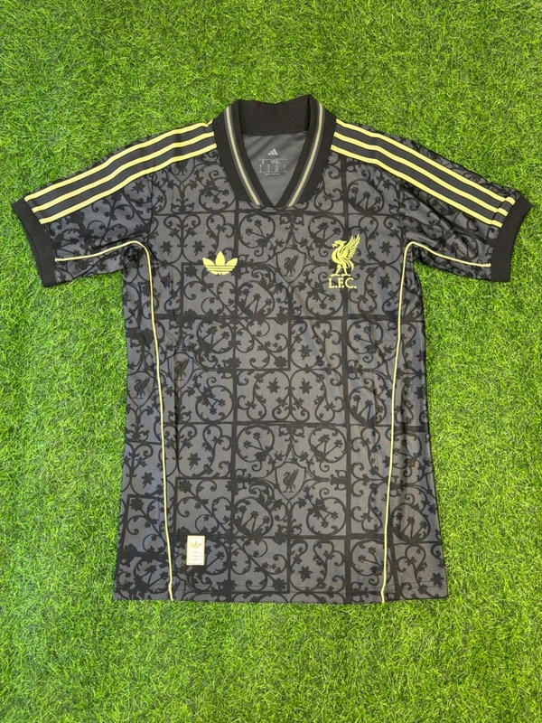 Liverpool FC 25/26 LFSTLR Jersey Shirt in Carbon and Halo Gold 